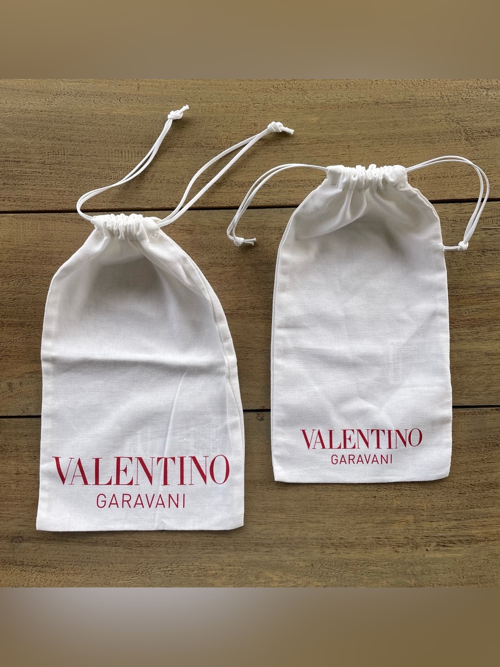 2 Valentino Garavani White Dust Bags - Picture 4 of 11
